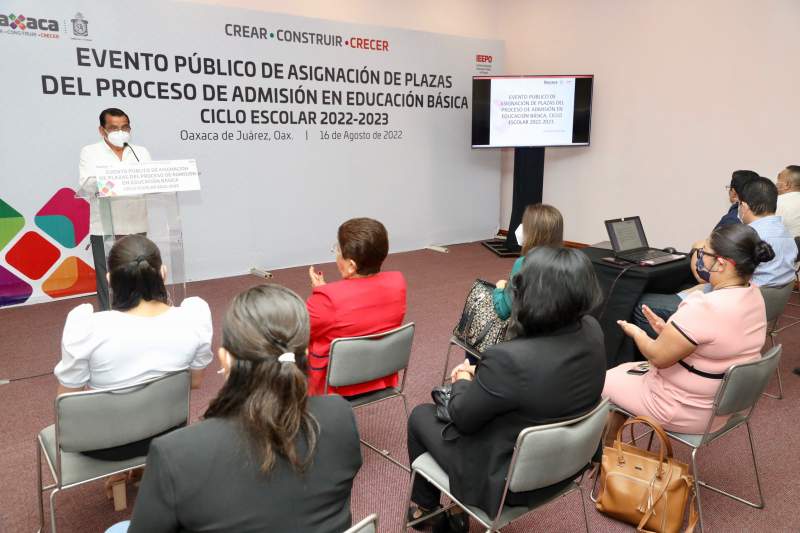 Realiza IEEPO asignación de plazas y Centros de Trabajo ciclo escolar 2022-2023 a egresados normalistas