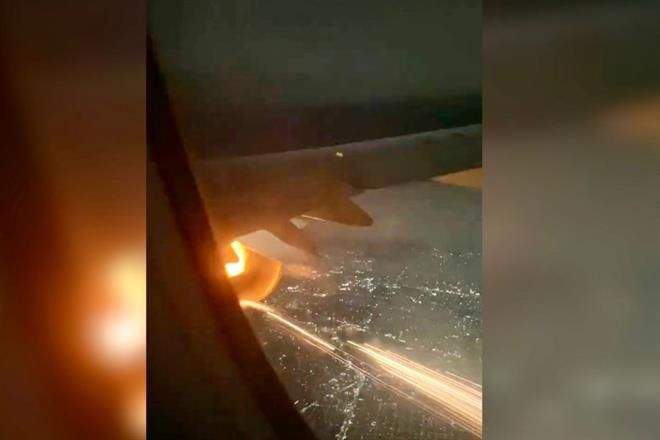 Sufre avión falla en motor en vuelo Guadalajara-Los Ángeles