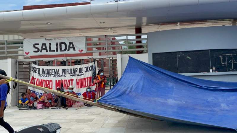 Vuelve a bloquear el CIPO oficinas gubernamentales un tema que es de todos los días en Oaxaca