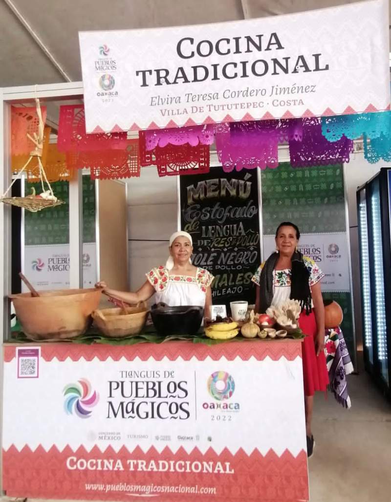 Cautiva tradición gastronómica de Oaxaca y del país en el Tianguis de Pueblos Mágicos