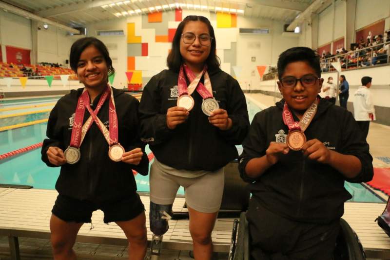 Se suman cinco medallas para Oaxaca en los Paranacionales Conade 2022