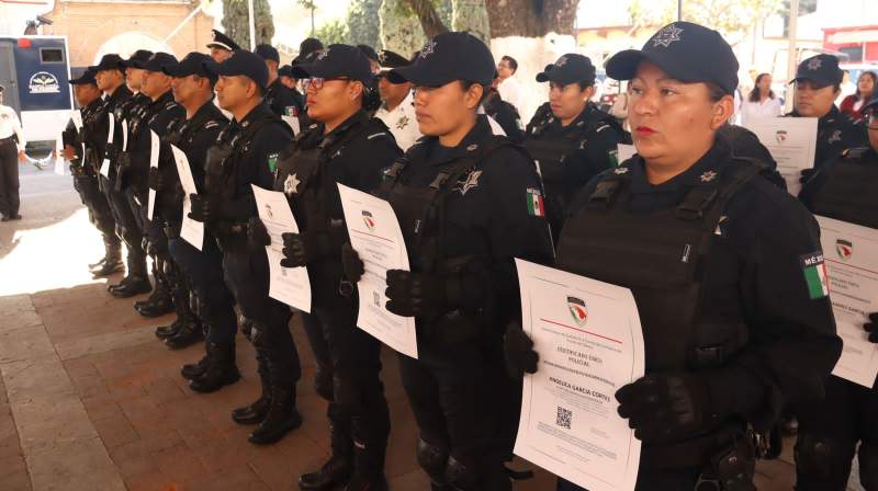 En Santa Lucía del Camino ha disminuido la incidencia delictiva, con policías mejor capacitados y equipados