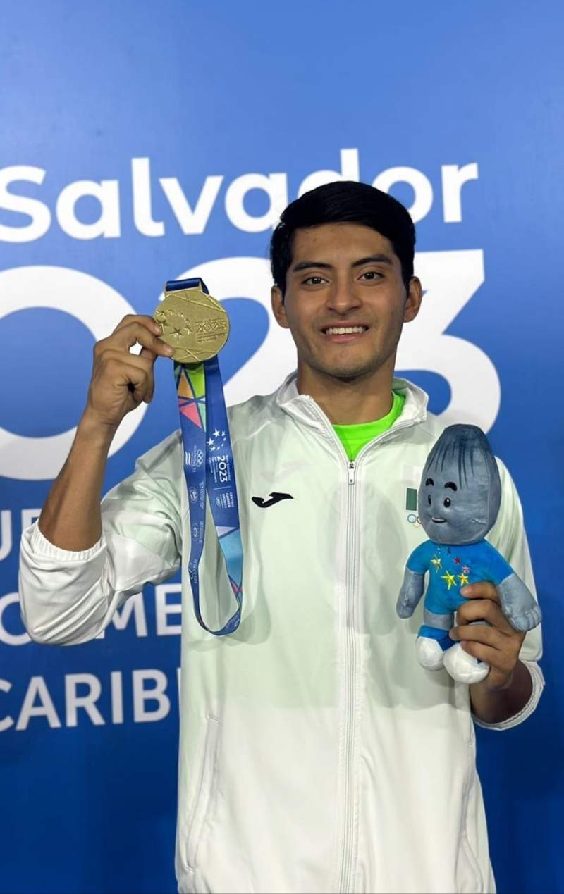 Obtiene William Arroyo Reyes medalla de oro en los Juegos Centroamericanos y del Caribe San Salvador 2023