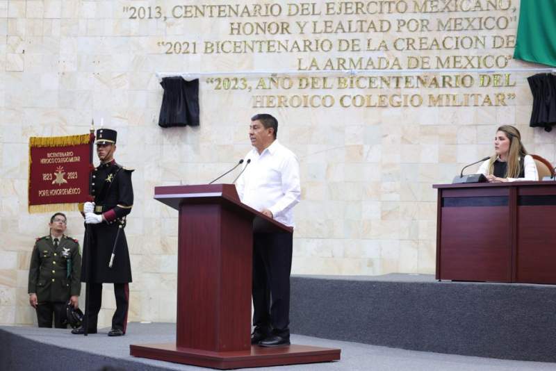 Reconoce Gobernador de Oaxaca heroísmo, vocación de servicio y lealtad del Heroico Colegio Militar