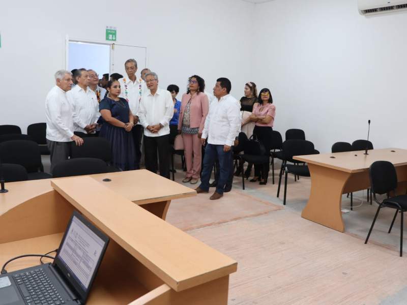 Inaugura titular del Poder Judicial nuevas instalaciones de juzgados en Tehuantepec