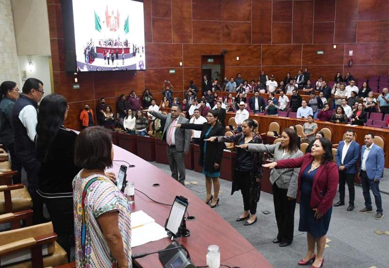 Designa Congreso de Oaxaca a cuatro magistradas y un magistrado para el Tribunal Superior de Justicia