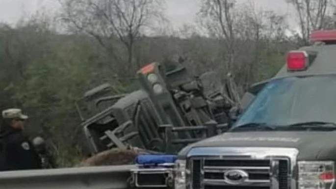 Vuelca camión de Sedena en Tamaulipas: reportan 25 lesionados