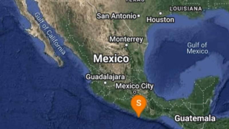 Sismo de magnitud 4.1 sacude al suroeste de Pinotepa Nacional en Oaxaca