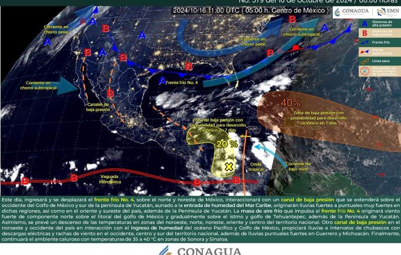 Permanecerán bajas temperaturas y vientos en algunas regiones de Oaxaca