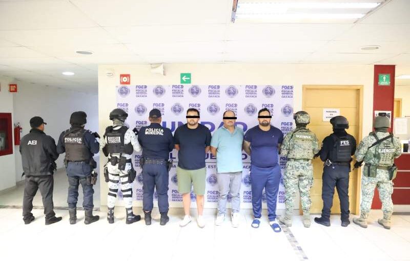 Fiscalía de Oaxaca obtiene vinculación a proceso y prisión preventiva contra detenidos por asalto cometido en la colonia reforma de la capital