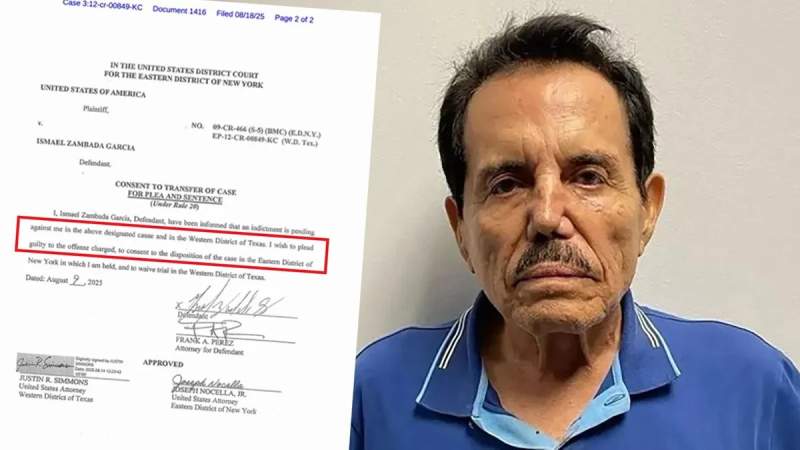 El Mayo Zambada se declara culpable en Nueva York y acepta cadena perpetua por liderar el Cártel de Sinaloa